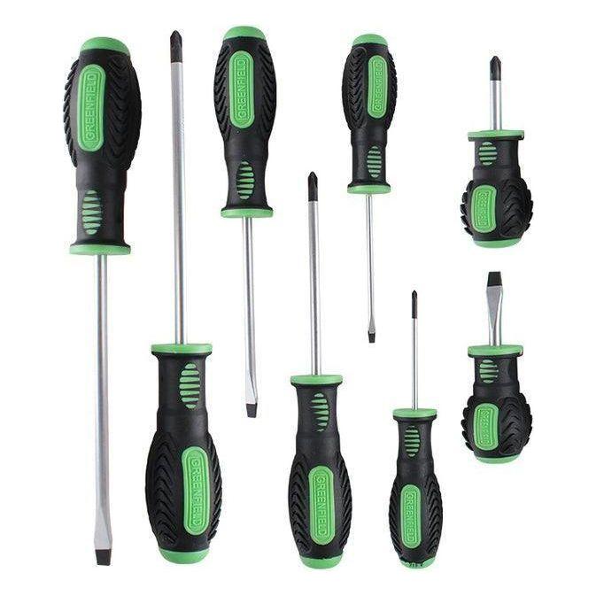Greenfield 8pcs Screwdriver Set | Greenfield by KHM Megatools Corp. Greenfield 8pcs Screwdriver Set | Greenfield by KHM Megatools Corp.